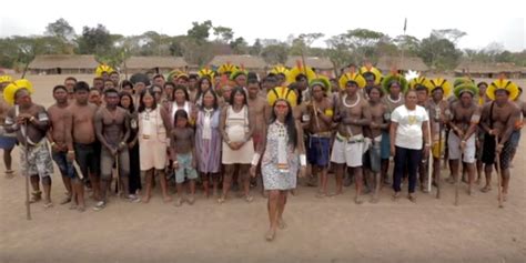 warring amazonian tribes have united against brazilian government to protect the environment