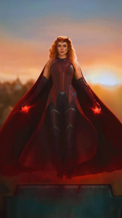 750x1334 Scarlet Witch Enigmatic Power Iphone 6 Iphone 6s Iphone 7 Hd