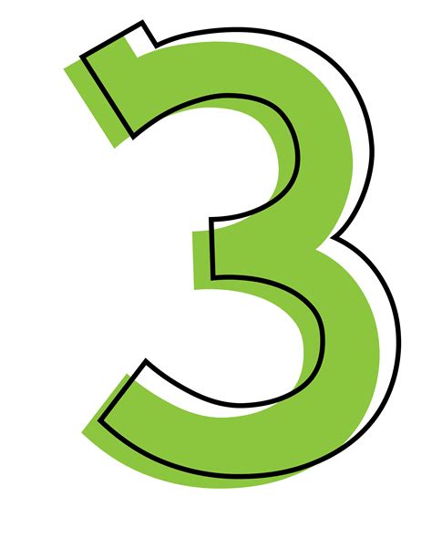 3 Number Png Image Png All Png All