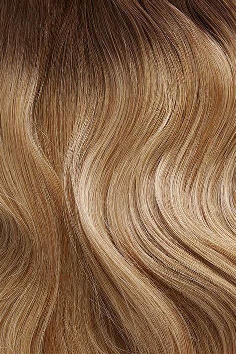 Weft Hair 90g Rooted Sandy Dark Blonde W17 • Vixen And Blush