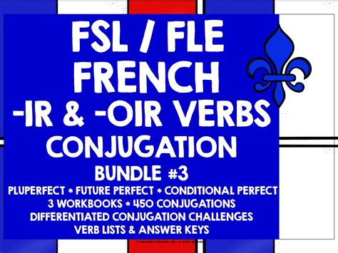 French Ir Verbs Conjugation Practice 3 Teaching Resources