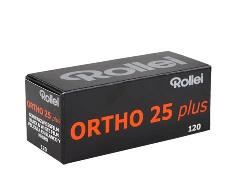 Rollei Ortho 25 Plus Roll Film 120 Black And White Films Film