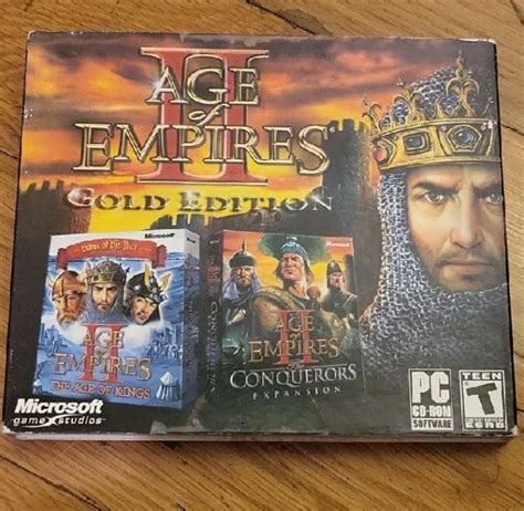 Age Of Empires Ii 2 Gold Edition Pc Computer Game Kings Conquerors