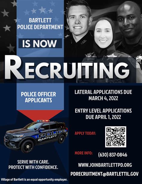 Police Officer Testing Recruitment And Promotion Village Of Bartlett