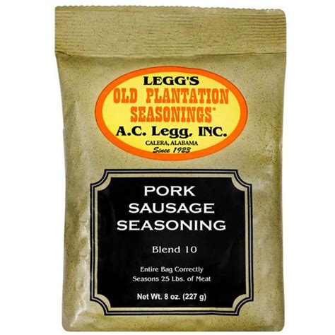 pork sausage seasoning 8 oz agri supply