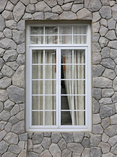 Window On Stone Wall Stock Photo Image Of Ancient Rock 136047430