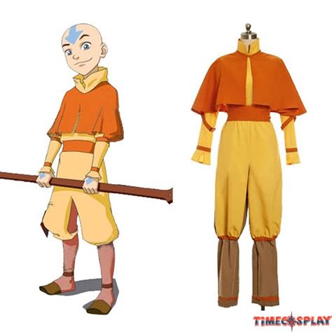 Timecosplay Avatar The Last Airbender Aang Cosplay Costume