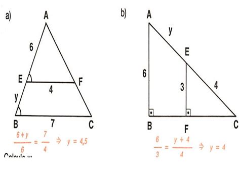 Matemáticos De Mogi Semelhança De Triângulos