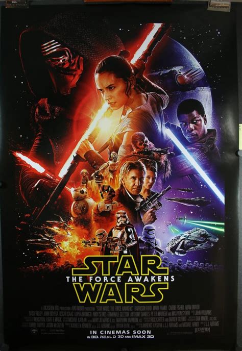 Star Wars The Force Awakens Original Advance International Movie