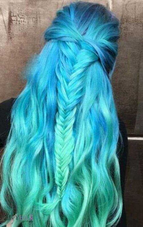 Breathtaking Mermaid Inspired Hairstyles With Hair Extensions Cotton Candy Hair Hair
