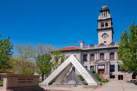 Exterior View Of The Colorado Springs Pioneers Museum Editorial Photo