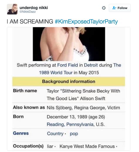 Taylor Swift Is A Snake Know Your Meme