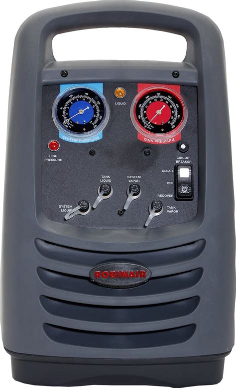 Robinair 25201b Refrigerant Recovery Machine 220 240 Volt Tequipment