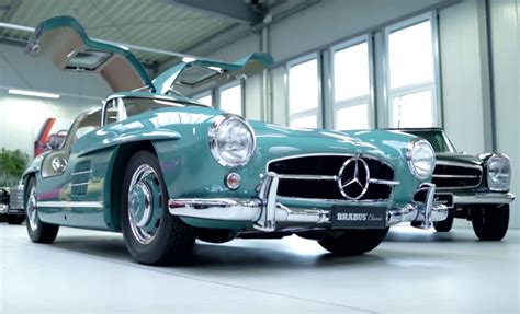 Four Classic Mercedes Cars Restored By Brabus
