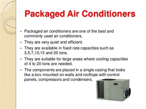 Types Of Air Conditioning Unit Ppt