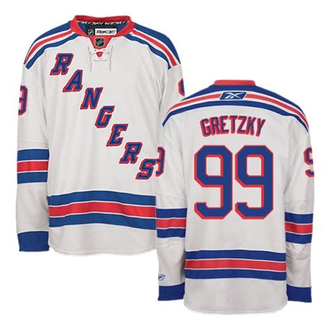 Wayne Gretzky New York Rangers Reebok Youth Premier Away Jersey White