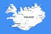 Iceland map | Illustrations ~ Creative Market
