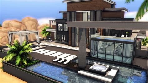 Super Modern Mansion By Plumbobkingdom At Mod The Sims 4 Sims 4 Updates
