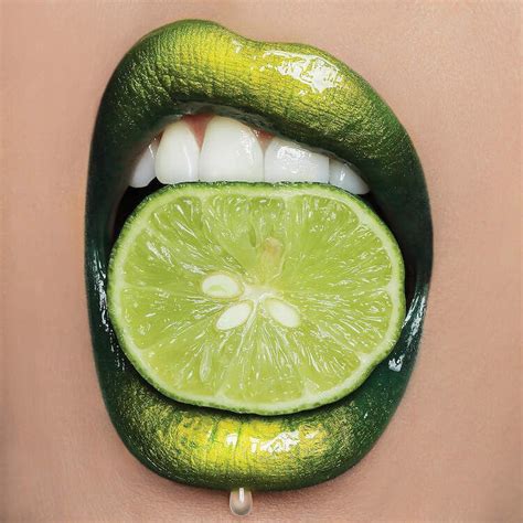 Lime Lips Canvas Art By Vlada Haggerty Icanvas Lip Art Makeup Lip