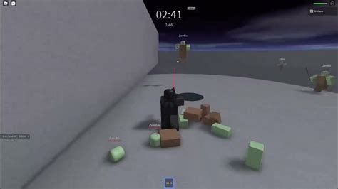 My Current Record On Zombie Aim Challenge Roblox Youtube