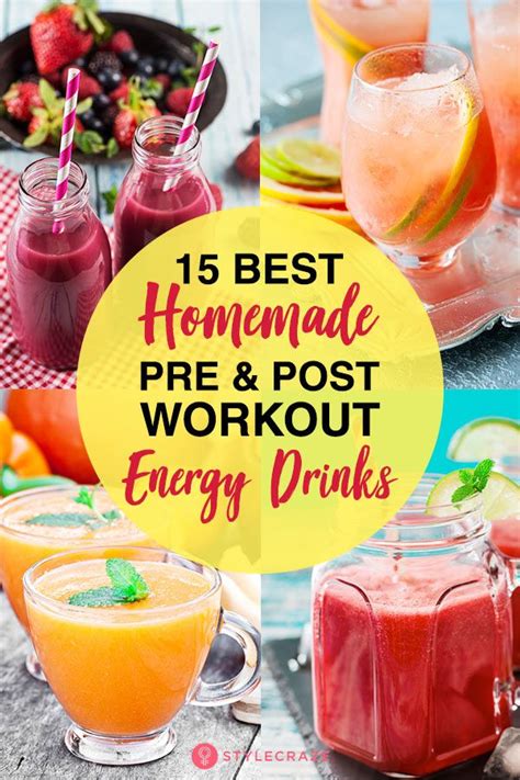 There are a huge number of sports supplements used by bodybuilders. 12 Best Pre And Post Workout Drinks: DIY Recipes To Improve Energy Levels | Natural pre workout ...