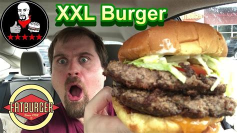 Fatburger Double Xxl Burger Review Youtube