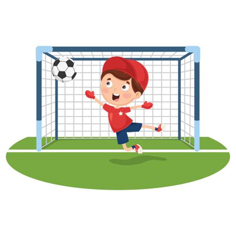 Kids Soccer Illustrations Royalty Free Vector Graphics And Clip Art