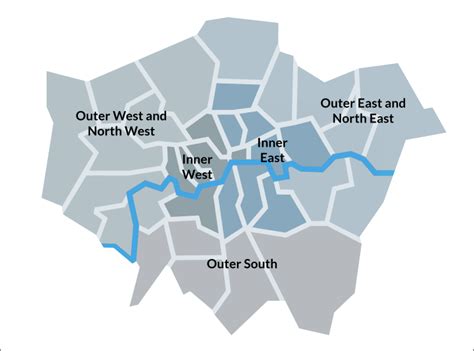 London Boroughs Map Hidden London