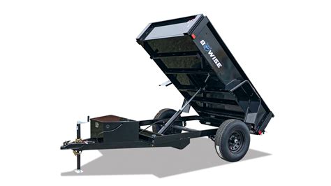 Dtr5 5k Light Duty Single Axle Low Profile Dump Bwise Trailers