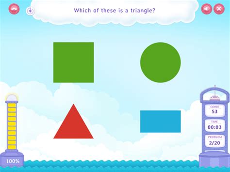 Identify Two Dimensional Shapes Practice With Fun Math Worksheet