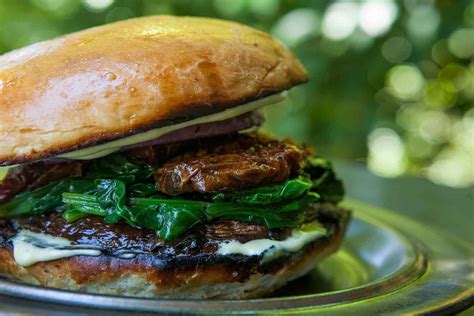 Portabella Mushroom Burgers Yummy Vegan Bbq Recipes