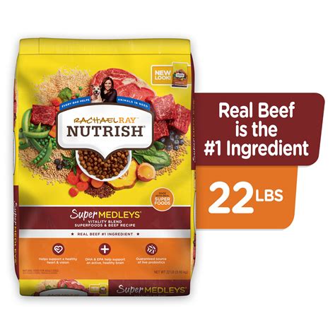 Rachael Ray Nutrish Supermedleys Vitality Blend Superfoods And Beef