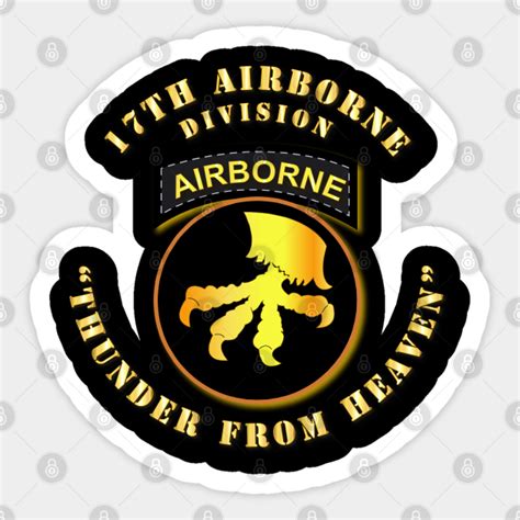 17th Airborne Division 17th Airborne Division Sticker Teepublic Au