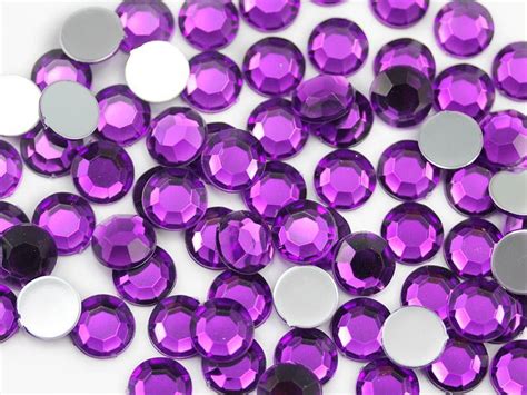 500pcs rhinestones 8mm ss40 flat back acrylic 35 colors in bulk ebay