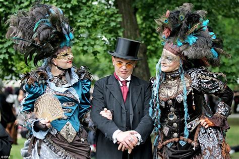 Wave Gotik Treffen Festival Sees 20 000 Gather In Germany Daily Mail