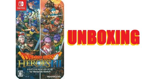 Dragonquest Heroes I And Ii Nintendo Switch Unboxing Youtube