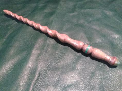 jatoba malachite copper brass inlay magic wand merlin s realm