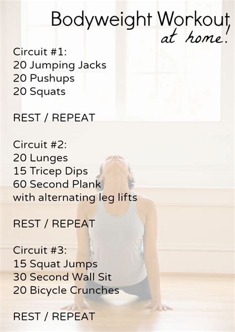 Beginner Bodyweight Home Workout Shaping Up To Be A Mom
