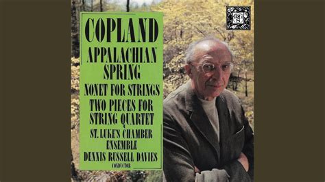 Appalachian Spring Original 1944 Version For 13 Instruments Youtube
