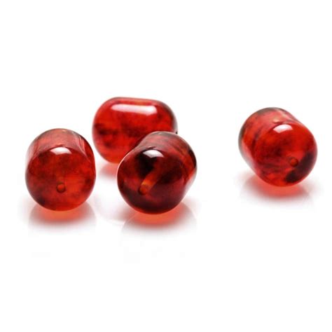 Genuine Baltic Amber Beads Barrel Cherry Color With Drilled Etsy Amber Beads Baltic Amber