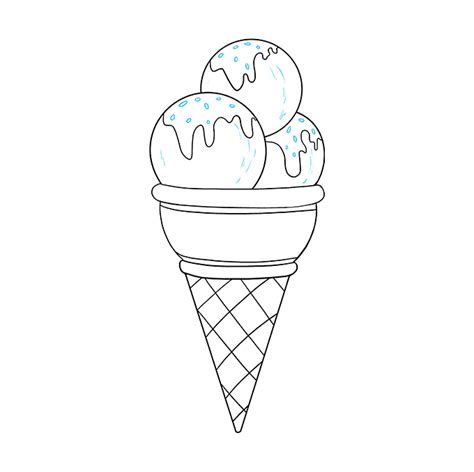 How To Draw Ice Cream Really Easy Drawing Tutorial