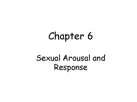 Chapter 6 Sexual Arousal And Response Hormones Steroid