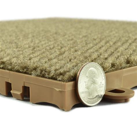 Basement Modular Carpet Tiles With A Raised Lock Together Base Wet