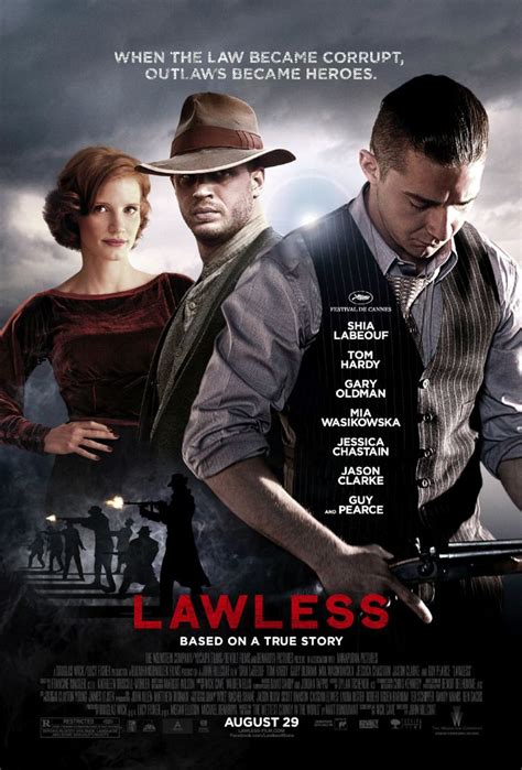 Shia labeouf., tom hardy., jessica chastain. Lawless (Film, 2012) - MovieMeter.nl