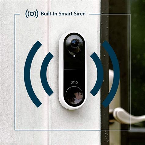 Arlo Video Doorbell Security Camera It Saves