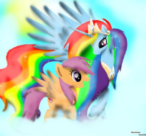 Rainbow Dash And Scootaloo By Atomixdreemurr On Deviantart