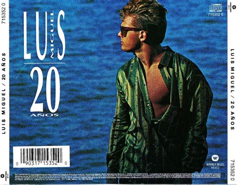 Cd Album Luis Miguel 20 Años Warner Music México Mexico