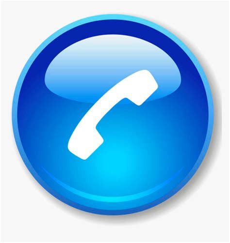 Clipart Telephone Blue Blue Phone Icon Png Transparent Png