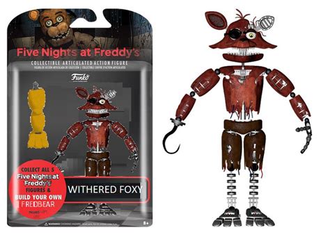 Withered Foxy Funko Fan Made By Fnaf Action Figures Anime Fnaf