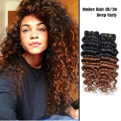 3pcslot 8a Ombre Human Hair Extensions Malaysian Curly Hair Weaves 1b